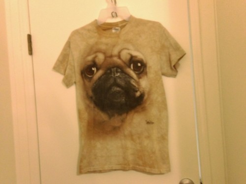 Pug face gildan heavy cotton - face,