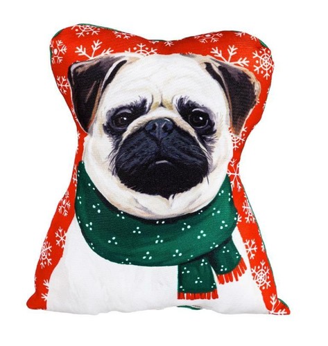 Pug shaped decorative dog - pug,