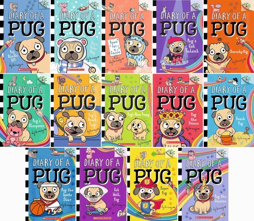Diary pug series 14 - of, a