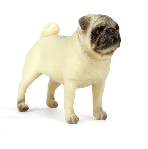 Pug dog toy action figure - pug,